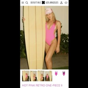 Boutine LA Neon Pink Swimsuit